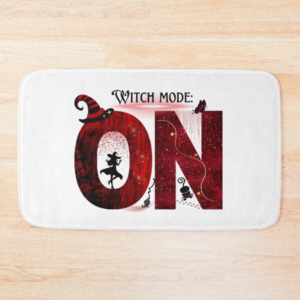 Item preview, Witch Mode: ON – Crimson Charm Edition designed and sold by PixelByHajni.