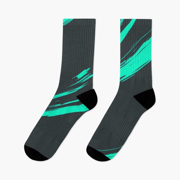 Item preview, Urban Static “Neon Current” | Teal Energy Abstract Streetwear Pattern designed and sold by CMdigit.