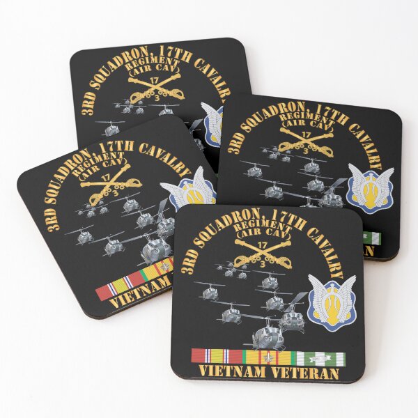 Item preview, Army - 3rd Squadron, 17th Cavalry Regiment (Air Cav) - Vietnam Vet VN SVC X 300 designed and sold by Military Insignia Products.