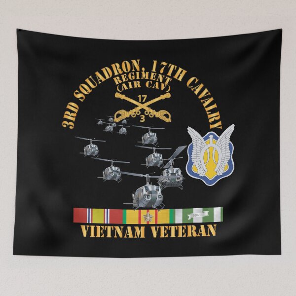 Item preview, Army - 3rd Squadron, 17th Cavalry Regiment (Air Cav) - Vietnam Vet VN SVC X 300 designed and sold by Military Insignia Products.