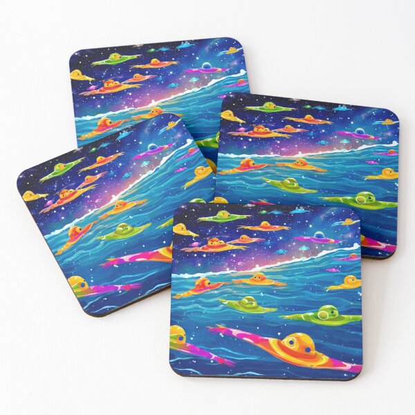 Item preview, Space Swimmers from Other Dimensions designed and sold by Zofia Sosnecka.