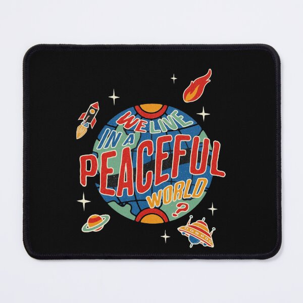 Item preview, Peaceful World Retro Space Question designed and sold by Oniyasha.