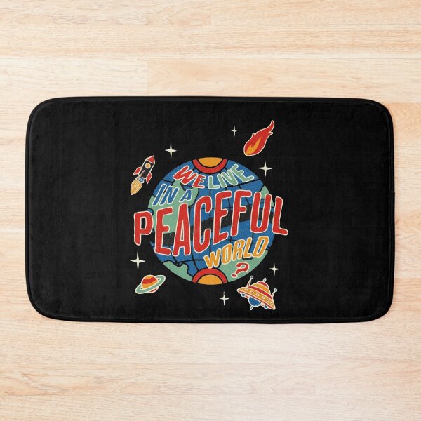 Item preview, Peaceful World Retro Space Question designed and sold by Oniyasha.