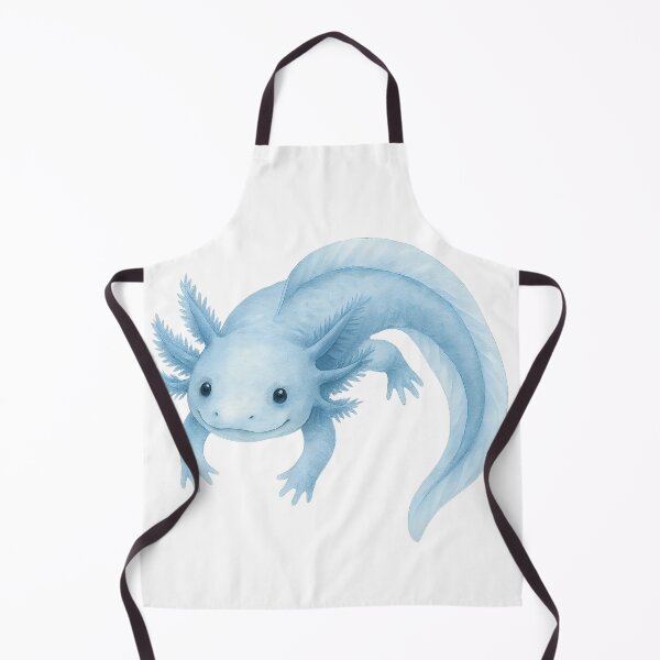 Item preview, Light Blue Axolotl Underwater View designed and sold by DariaOltes.