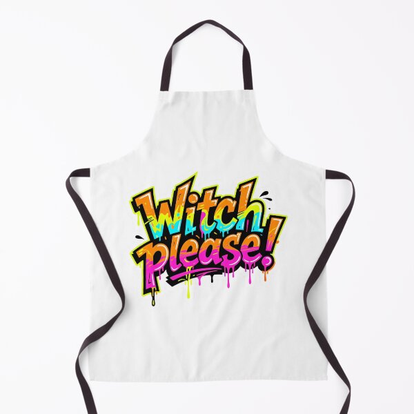 Item preview, Luminous “Witch Please” lettering in drip style designed and sold by ArtCreator2023.