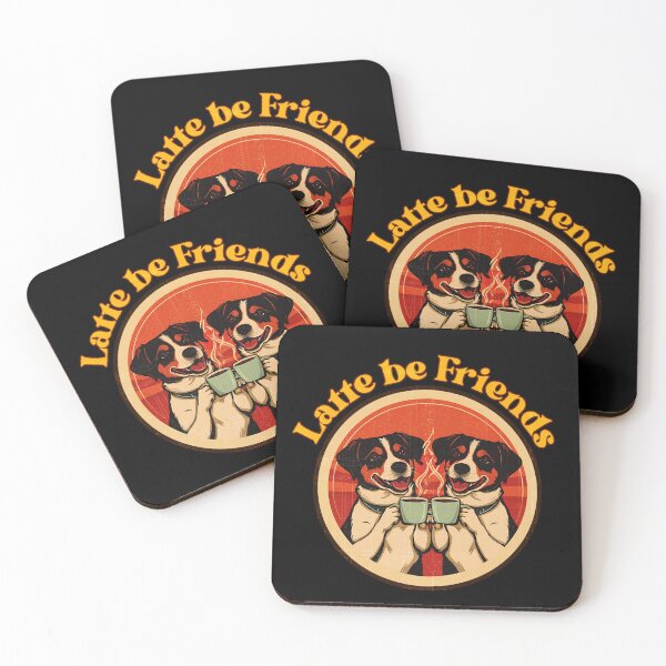 Item preview, Latte Be Friends – Retro Coffee Vibes designed and sold by AVLVision.