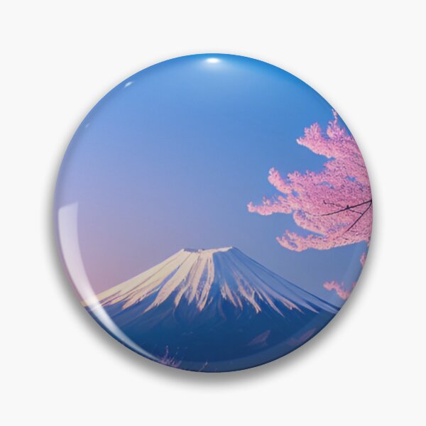 Item preview, Cherry Blossom Fuji Backdrop designed and sold by FormFactorFre2y.