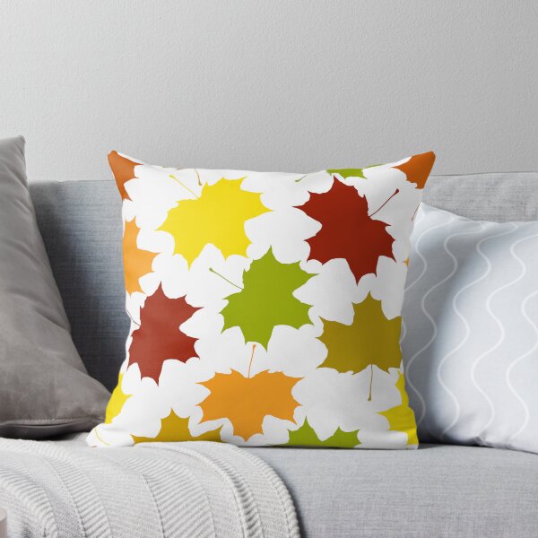 Item preview, Autumn Maple Leaves Seamless Pattern designed and sold by ZorianArt.