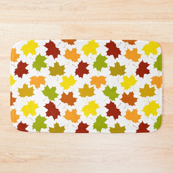 Item preview, Autumn Maple Leaves Seamless Pattern designed and sold by ZorianArt.