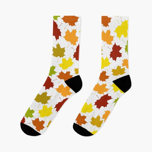 Item preview, Autumn Maple Leaves Seamless Pattern designed and sold by ZorianArt.