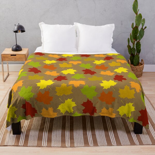 Item preview, Autumn Maple Leaves Seamless Pattern designed and sold by ZorianArt.