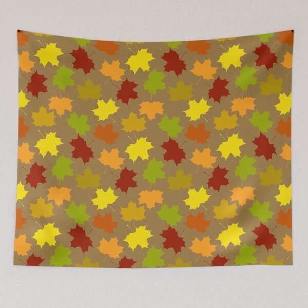 Item preview, Autumn Maple Leaves Seamless Pattern designed and sold by ZorianArt.