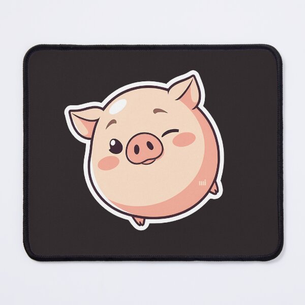 Item preview, Cute winking pig designed and sold by m. i..