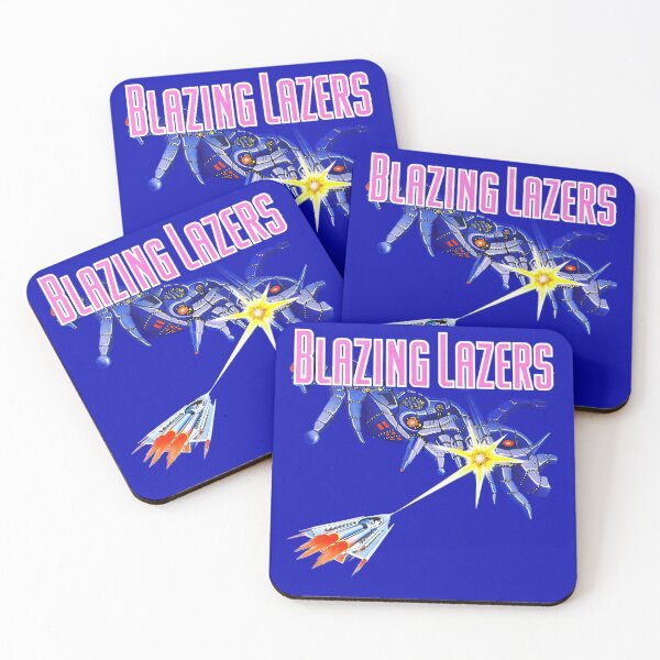 Item preview, Blazing Lazers Game Cover designed and sold by Retr0Tshirts.