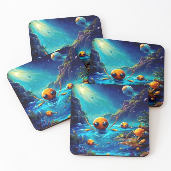 Item preview, Space Swimmers from Other Dimensions designed and sold by Zofia Sosnecka.