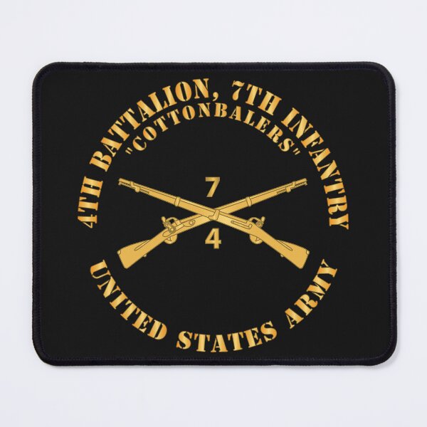 Item preview, Army - 4th Battalion, 7th Infantry Regiment Branch - Cottonbalers - US Army X 300 designed and sold by Military Insignia Products.