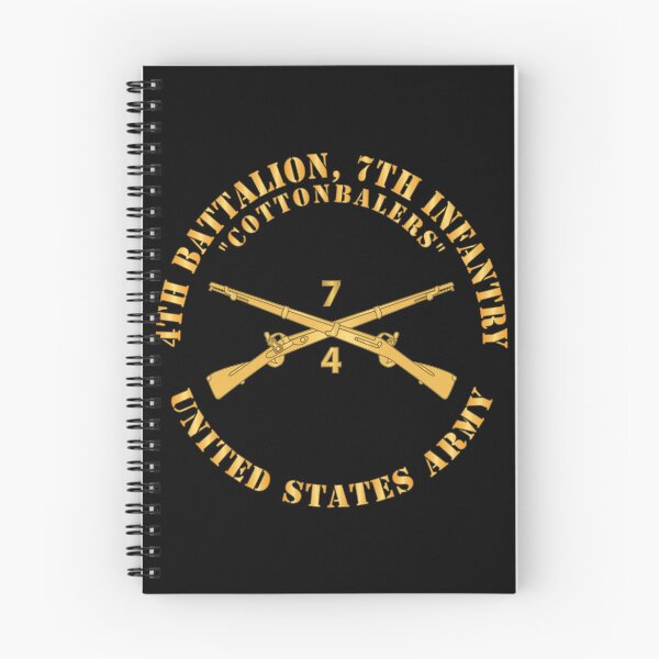 Item preview, Army - 4th Battalion, 7th Infantry Regiment Branch - Cottonbalers - US Army X 300 designed and sold by Military Insignia Products.