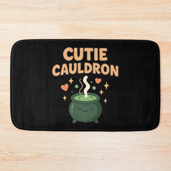 Item preview, Cutie Cauldron Cute Witch Halloween Bubbling Potion Kawaii Design designed and sold by Dantin.