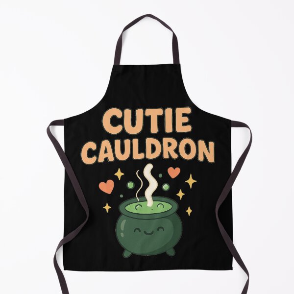 Item preview, Cutie Cauldron Cute Witch Halloween Bubbling Potion Kawaii Design designed and sold by Dantin.