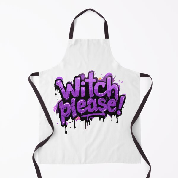 Item preview, Copy of colorful “Witch Please” text with paint drops designed and sold by ArtCreator2023.