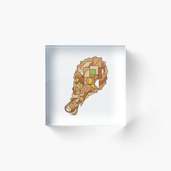 Item preview, Geometric Fried Chicken - Modern Pop Art and Cubist Design designed and sold by FutureService.