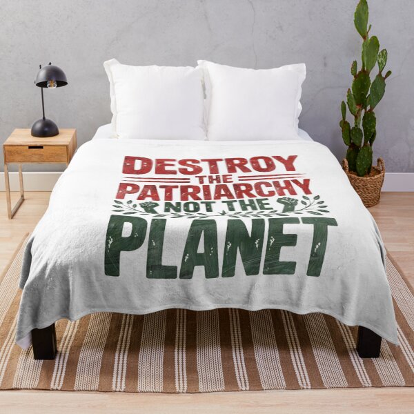 Item preview, Destroy the Patriarchy, Not the Planet designed and sold by belladesign7.