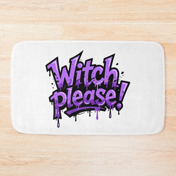 Item preview, Colorful “Witch Please” saying with drip effect designed and sold by ArtCreator2023.