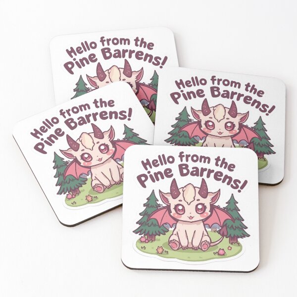 Item preview, Hello from the Pine Barrens – Cute Kawaii Jersey Devil T-Shirt designed and sold by The-HistoryGirl.