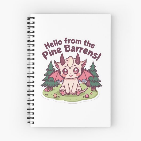 Item preview, Hello from the Pine Barrens – Cute Kawaii Jersey Devil T-Shirt designed and sold by The-HistoryGirl.