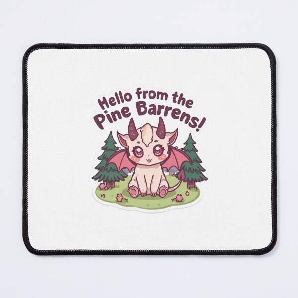 Item preview, Hello from the Pine Barrens – Cute Kawaii Jersey Devil T-Shirt designed and sold by The-HistoryGirl.