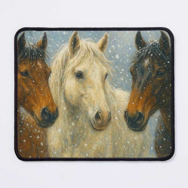 Item preview, Cavalos na Neve Encantada designed and sold by Leonornature.