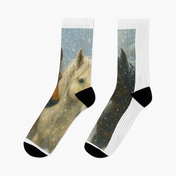 Item preview, Cavalos na Neve Encantada designed and sold by Leonornature.