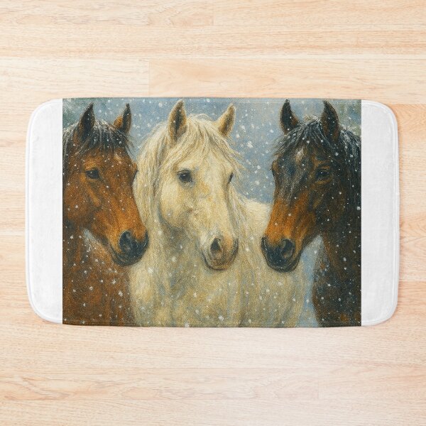 Item preview, Cavalos na Neve Encantada designed and sold by Leonornature.