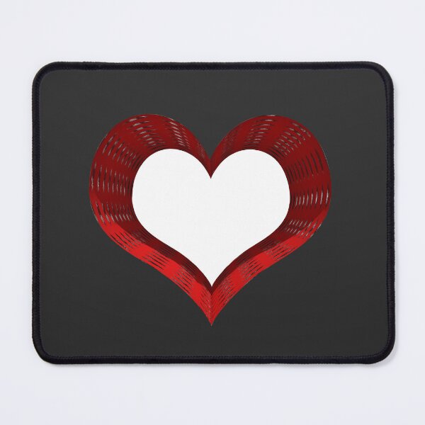Item preview, Simple Abstract Heart Cutout - 3D designed and sold by AmbientArtCo.
