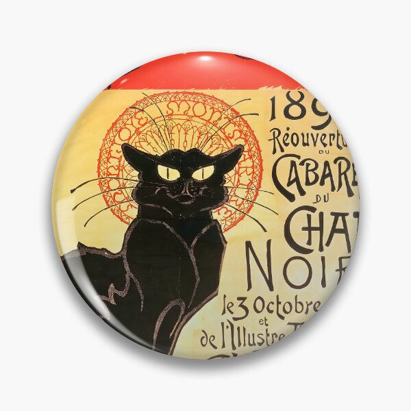 Item preview, Reopening of the Chat Noir Cabaret Vintage Poster designed and sold by Jon-Baran.