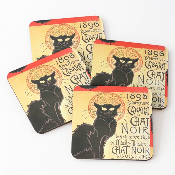 Item preview, Reopening of the Chat Noir Cabaret Vintage Poster designed and sold by Jon-Baran.