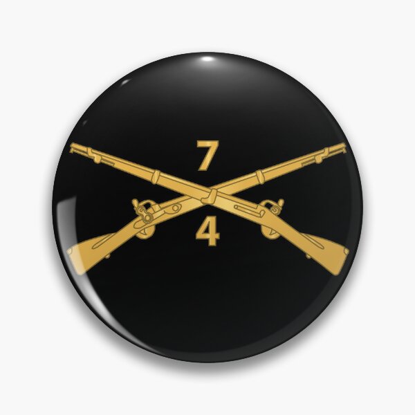 Item preview, Army - 4th Battalion, 7th Infantry Regiment Branch wo Txt  300 designed and sold by Military Insignia Products.