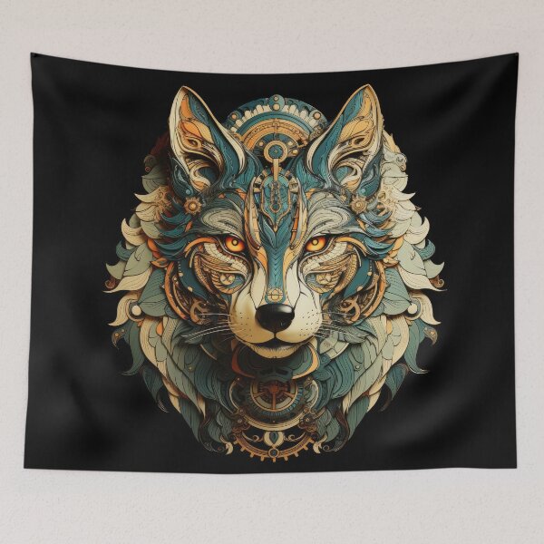 Item preview, Cybernetic Steampunk Wolf Head designed and sold by Daagath.