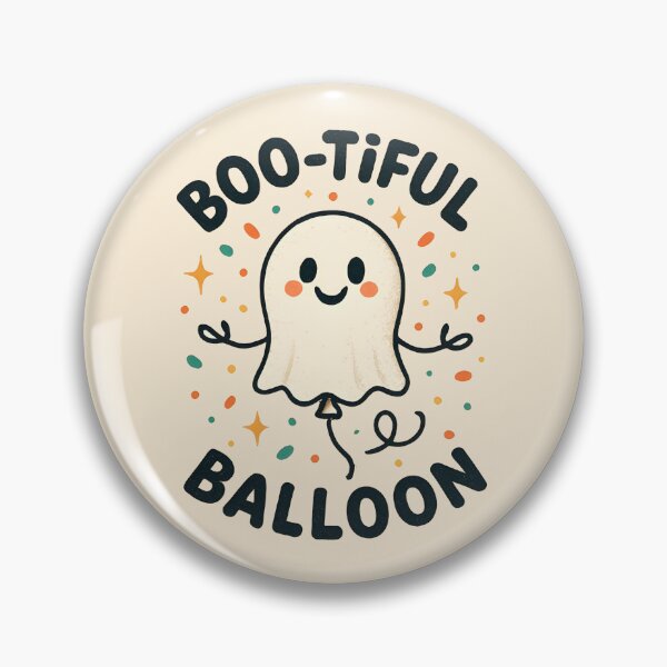 Item preview, Boo-Tiful Ghost Balloon Cute Halloween Party Pun Design designed and sold by Dantin.