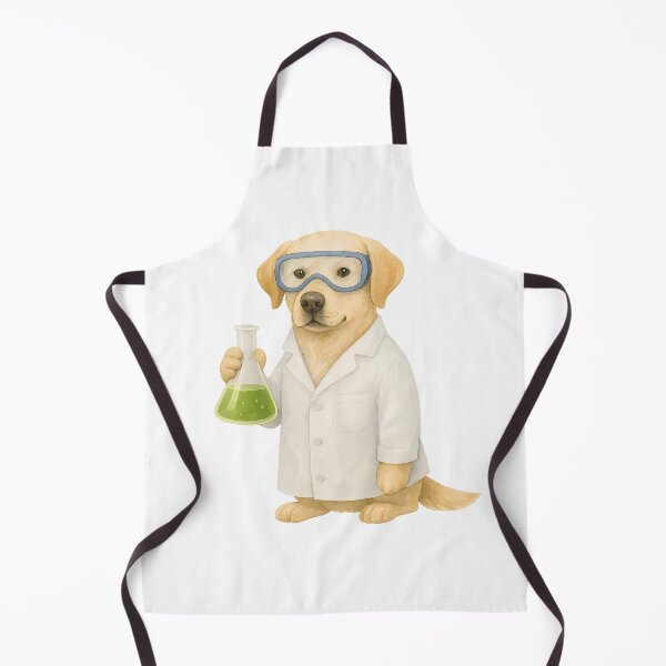 Item preview, Cute Science Dog in Lab Coat designed and sold by DariaOltes.