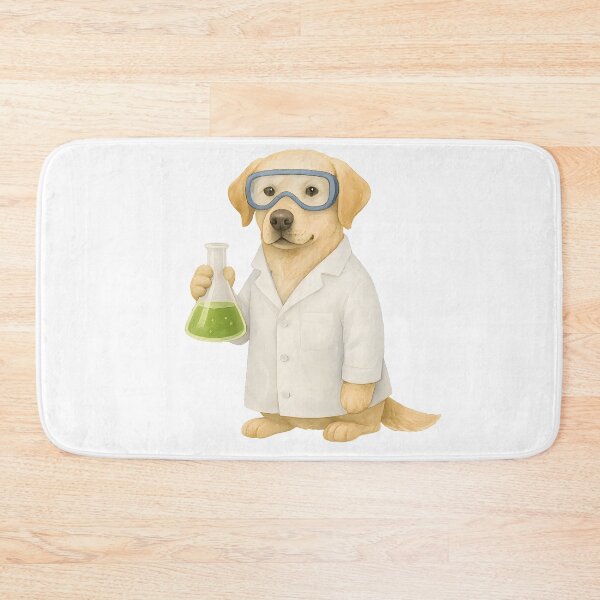 Item preview, Cute Science Dog in Lab Coat designed and sold by DariaOltes.