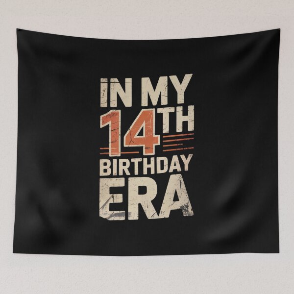 Item preview, 14th Bday 14 Year Old Girl Teen Boy In My 14th Birthday Era  designed and sold by BeetleMalon.