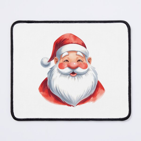 Item preview, Smiling Santa Claus Face | Cute Christmas Santa Illustration | Jolly Santa Head Art for Holiday Gifts designed and sold by BrightVibesshop.
