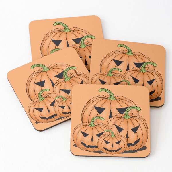 Item preview, Scary pumpkins for Halloween designed and sold by Cherevan.