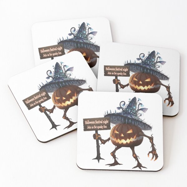 Item preview, Spooky Pumpkin Creature Halloween Festival Art designed and sold by DroolWorthyUS.