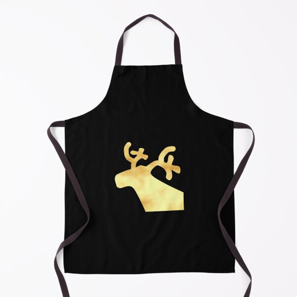 Item preview, Golden Reindeer on black - Calm, Sensory-Friendly designed and sold by CreaTwinkles.