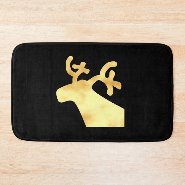 Item preview, Golden Reindeer on black - Calm, Sensory-Friendly designed and sold by CreaTwinkles.