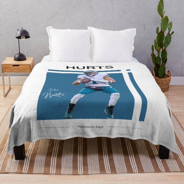 Item preview, Dynamic football quarterback digital poster in bold blue frame designed and sold by shopcanva.