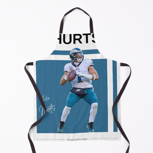 Item preview, Dynamic football quarterback digital poster in bold blue frame designed and sold by shopcanva.