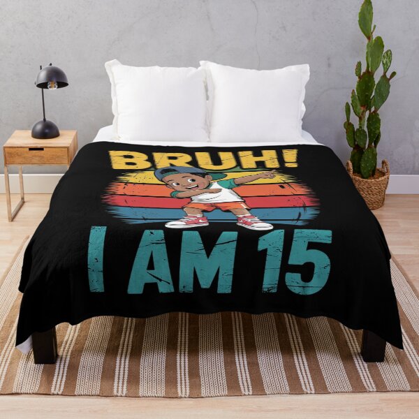 Item preview, 15 Year Old Birthday Dabbing Boy Bruh It's My 15th Birthday designed and sold by BeetleMalon.